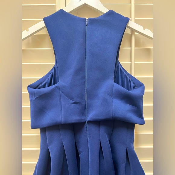 Royal Blue Scuba Dress - Picture 2 of 5